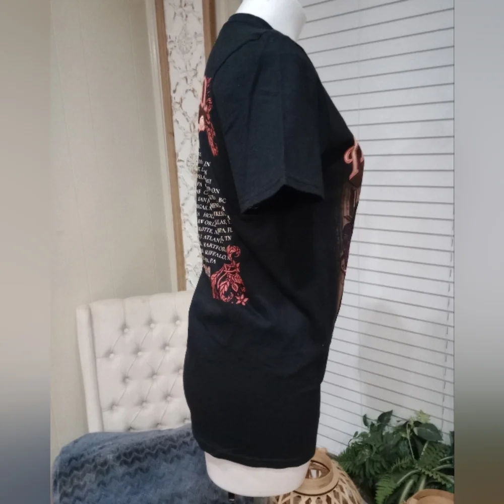 Fleetwood Mac Kids Black Graphic T-Shirt - Picture 2 of 7